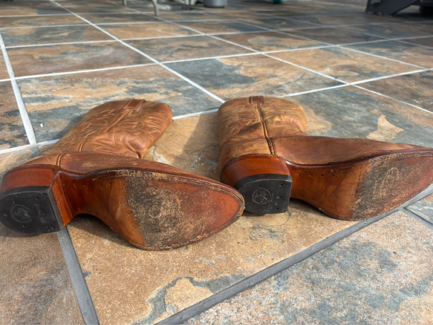 Brown Leather Cowboy Boots - photo 3