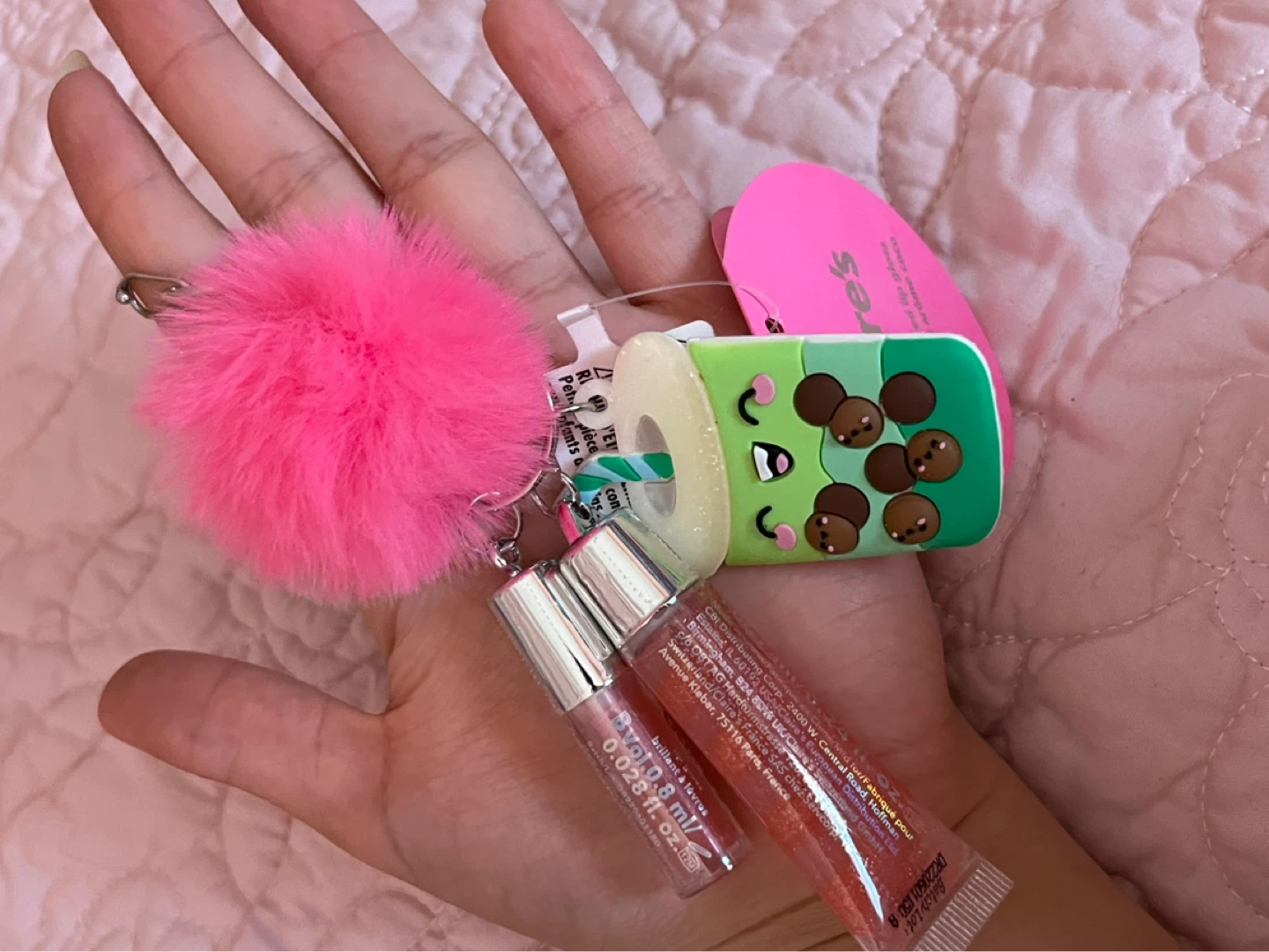 Claire's Coconut Flavored Lip Gloss Set with Charm - photo 3
