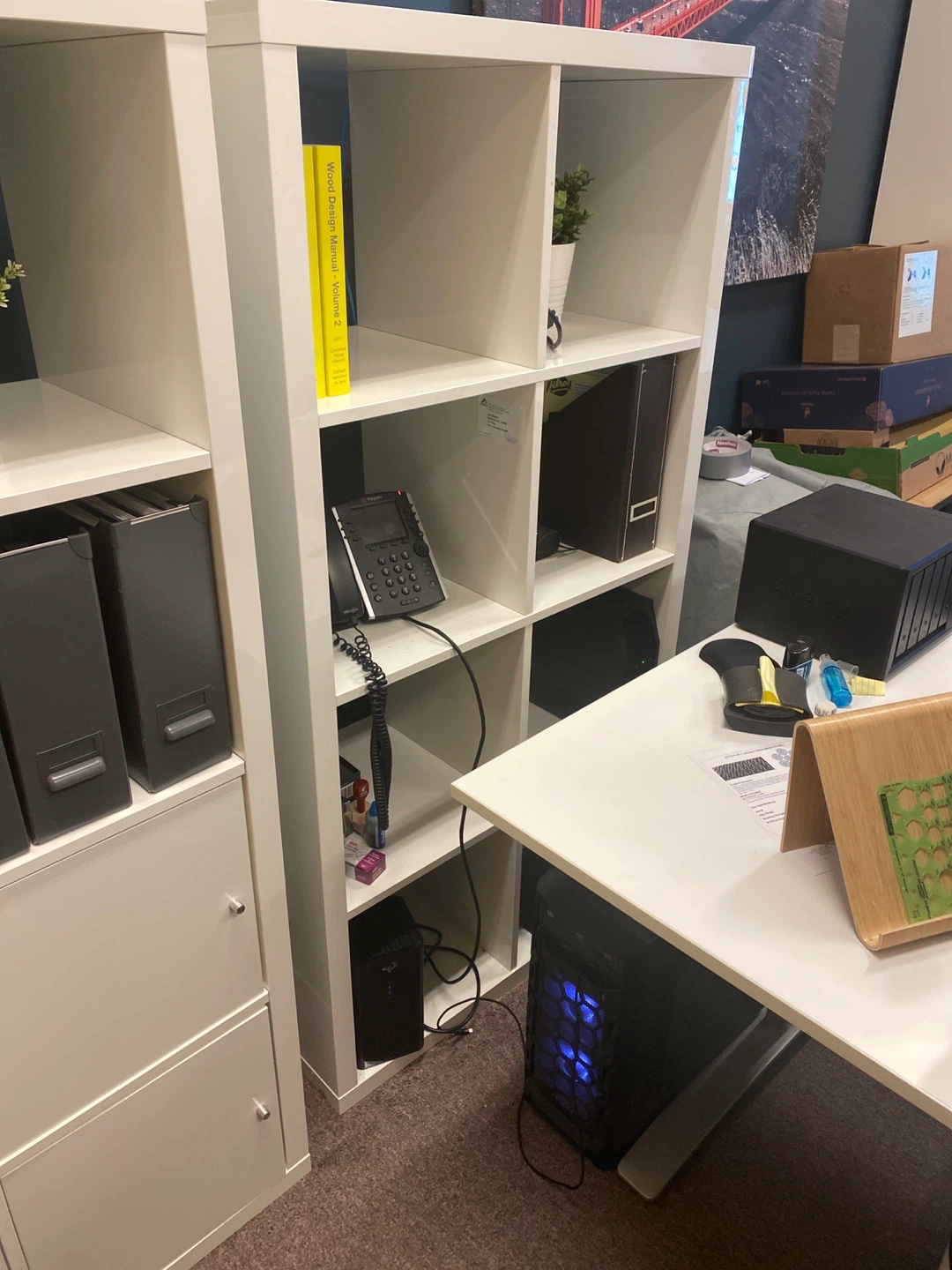 White Cube Shelf Unit