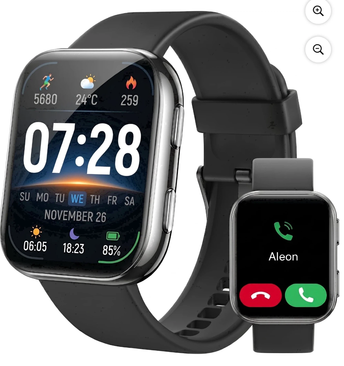 Smart Watch - IP68 Waterproof, Voice Assistant