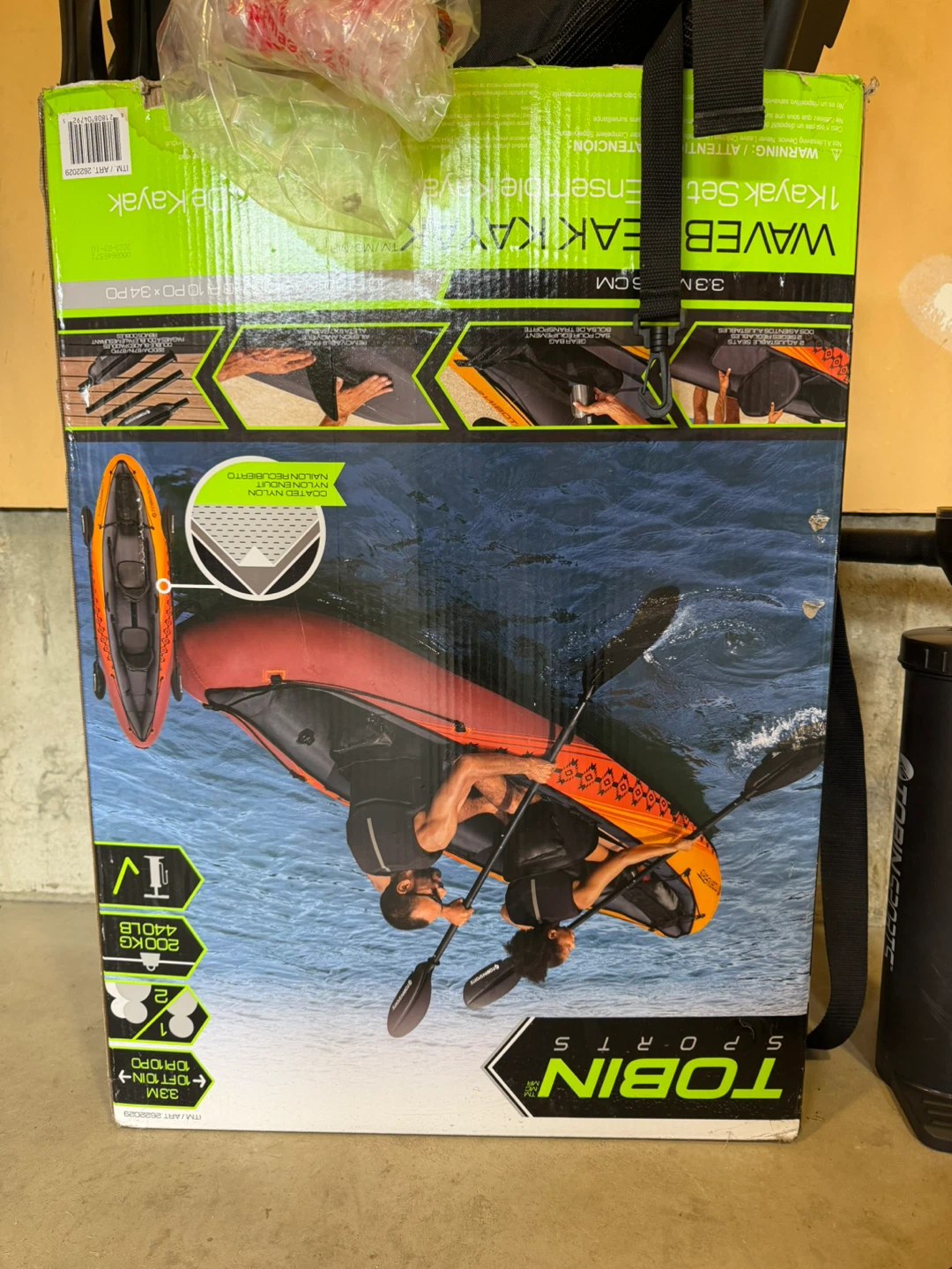 Tobin Sports Wavebreak 1 Kayak Set - photo 3