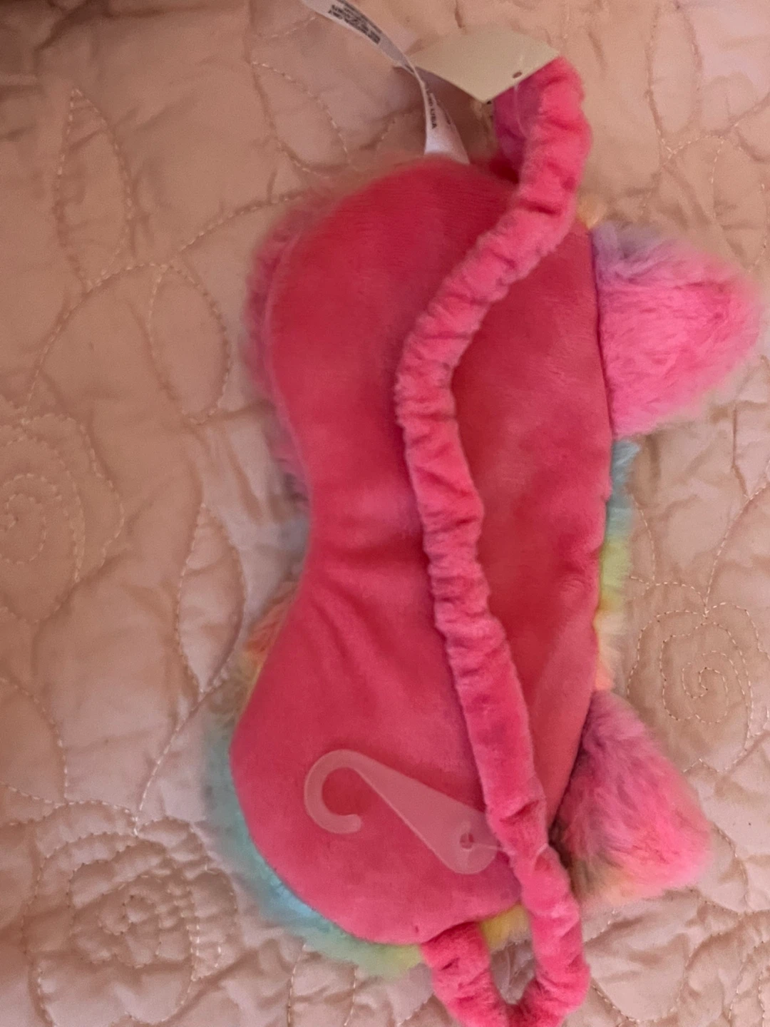 Plush Rainbow Unicorn Sleep Mask - photo 2