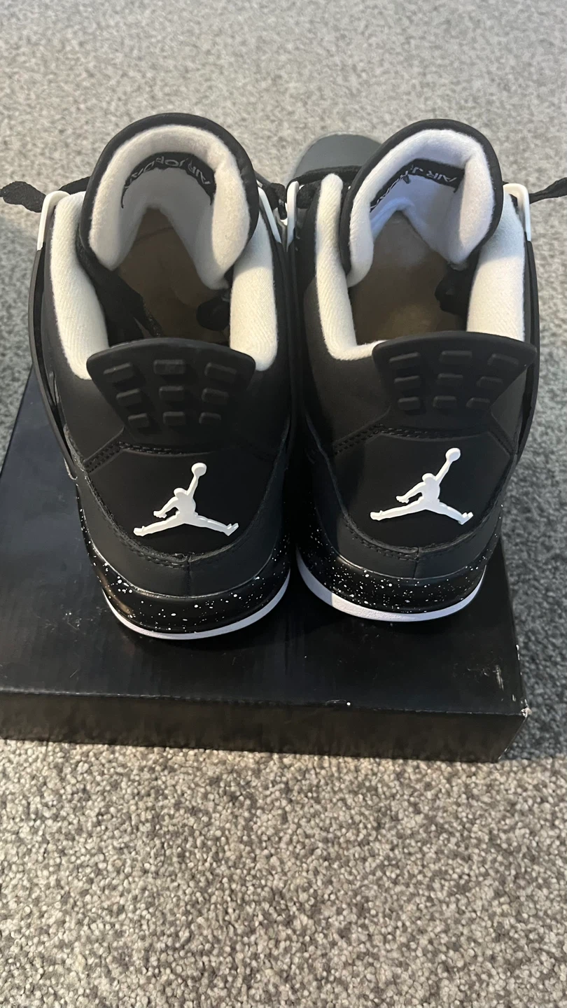 Air Jordan 4 Retro Sail/Muslin/White/Black Men's Shoes - photo 3