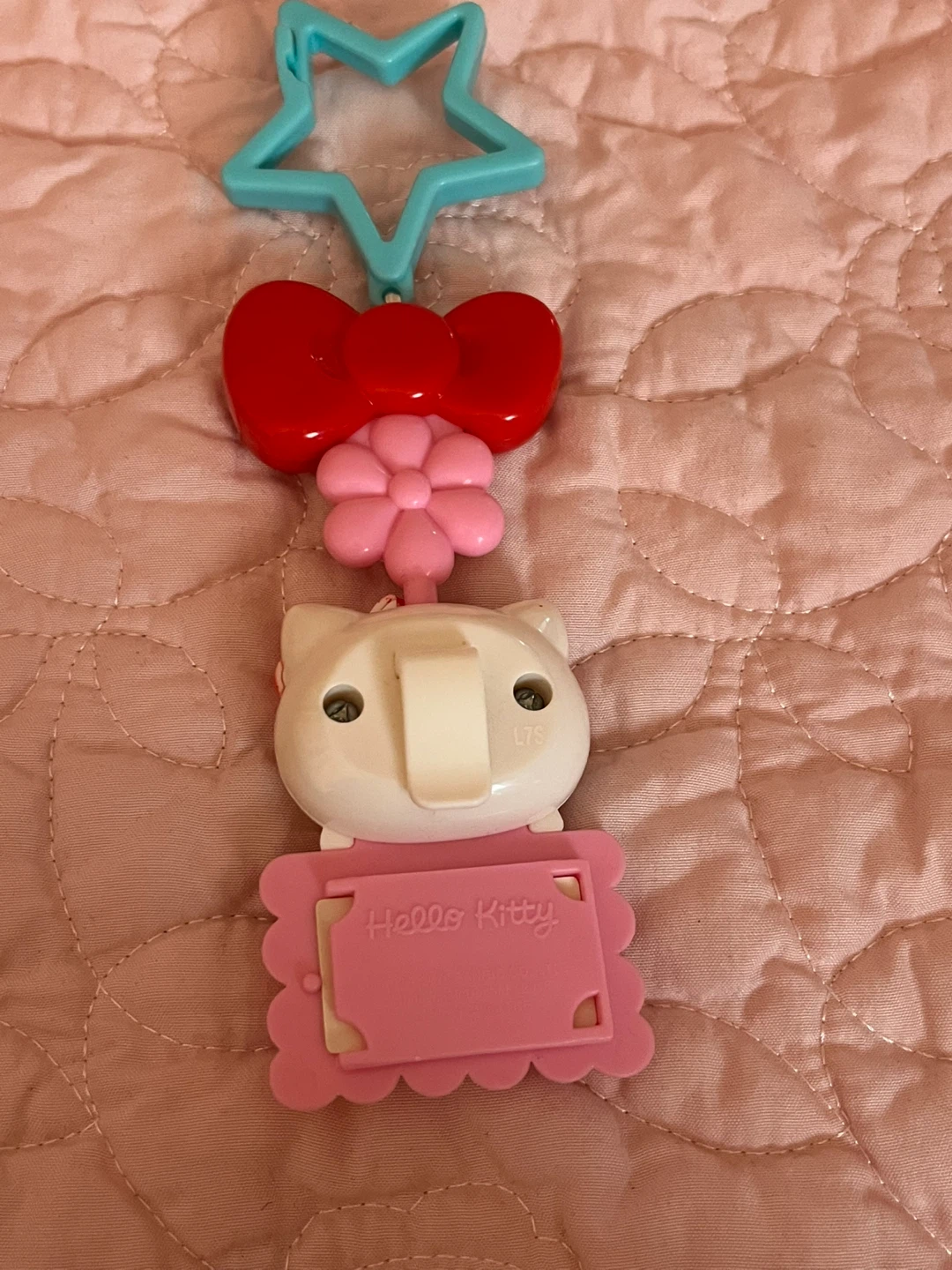 Hello Kitty Star Bow Keychain Charm