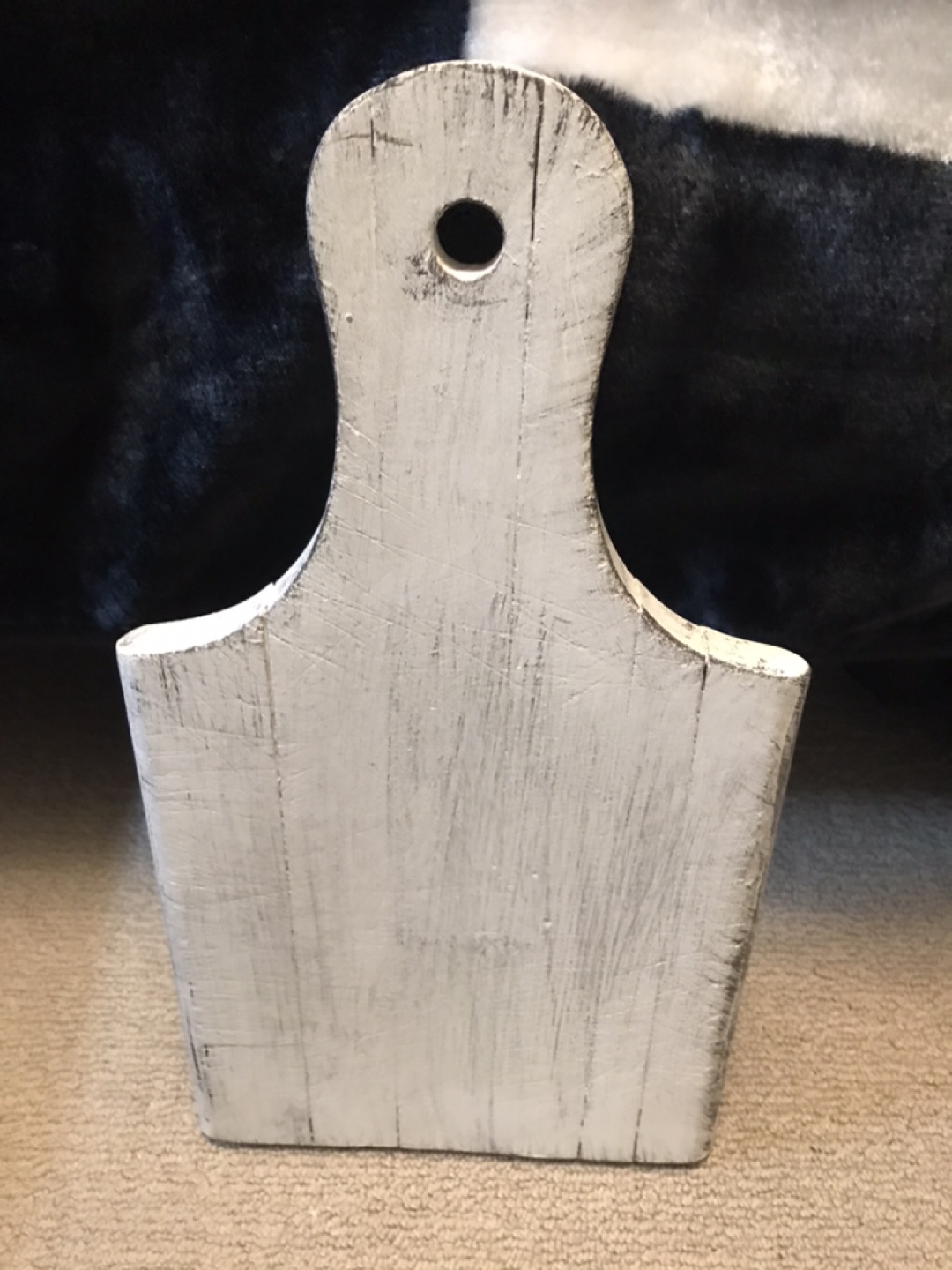 White Rustic Wooden Chopping Board