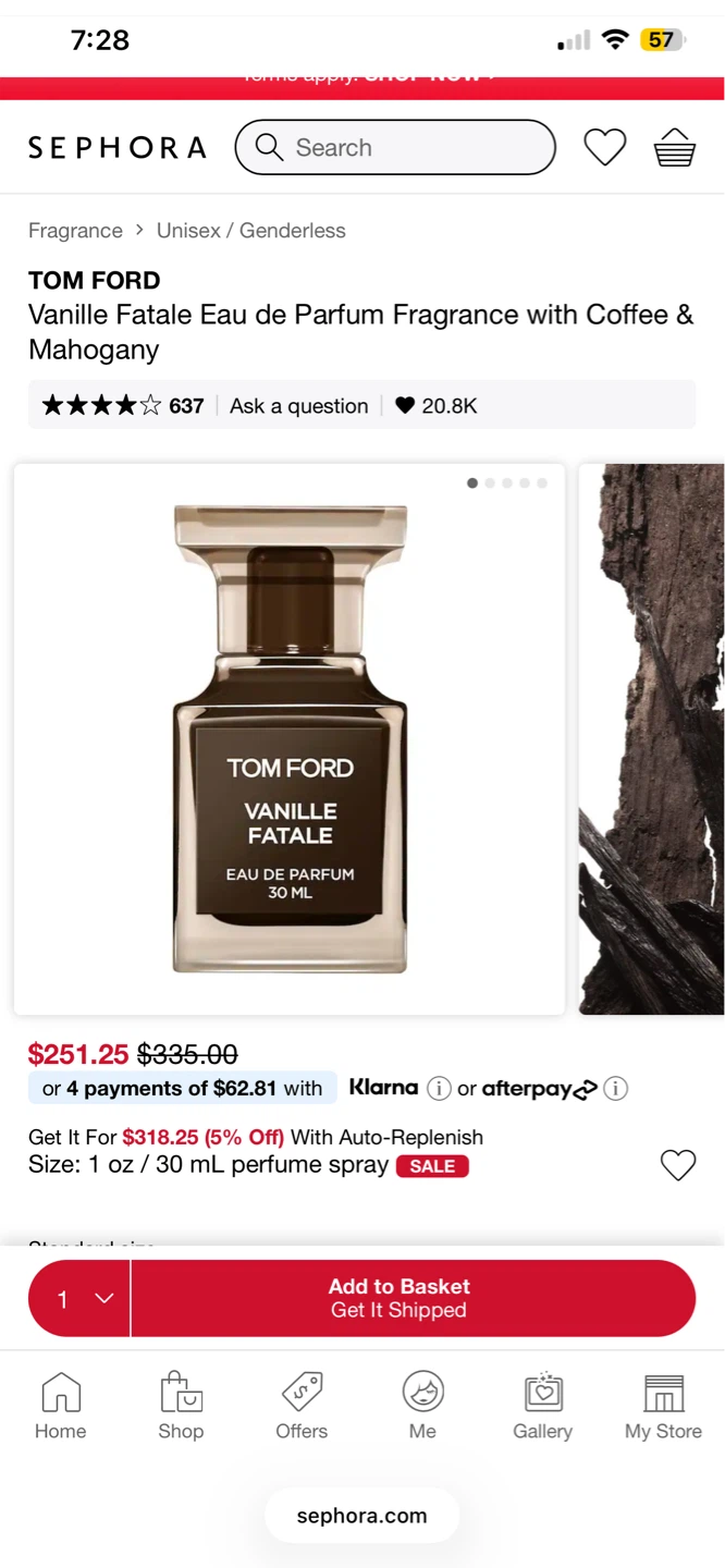 Tom Ford Vanille Fatale Eau de Parfum 30 ML - photo 3