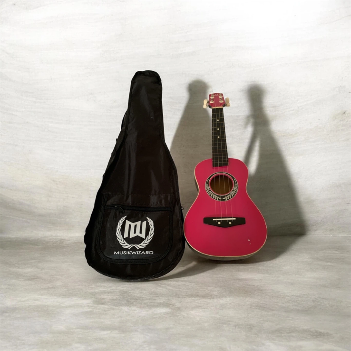 Musikwizard Pink Ukulele with Gig Bag