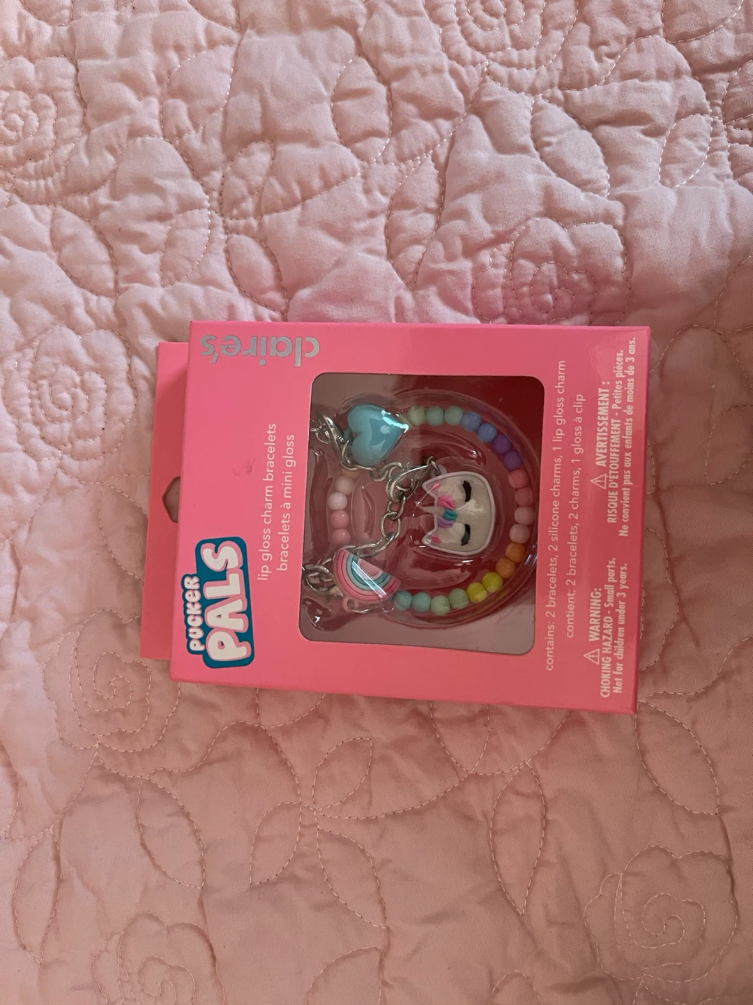 Claire's Pocket Pals Lip Gloss Charm Bracelets