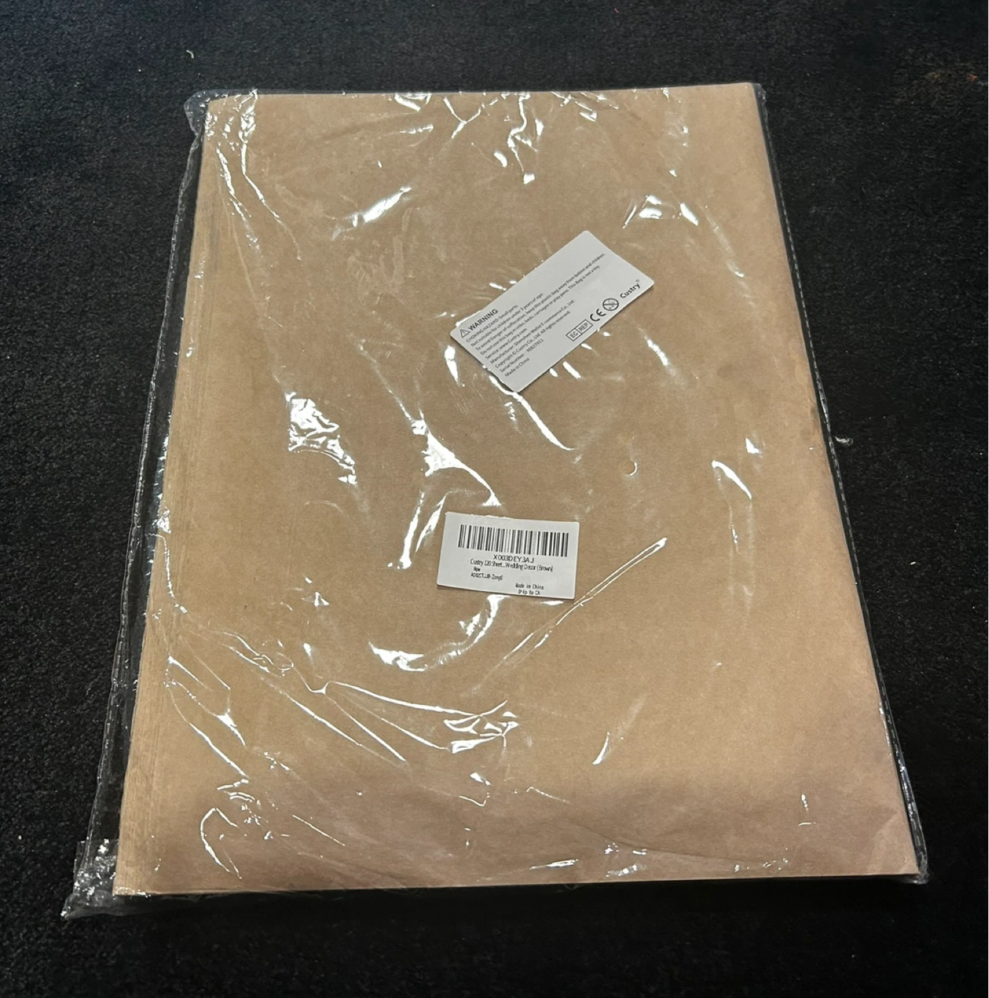 120 Kraft Tissue Paper Sheets
