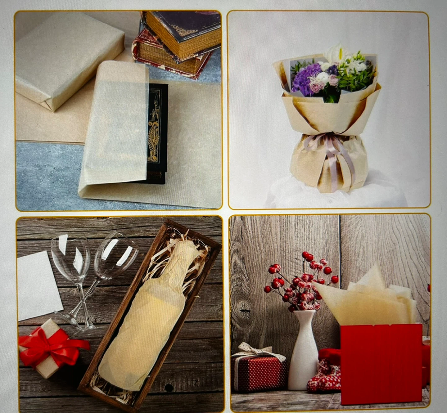 120 Kraft Tissue Paper Sheets - photo 3