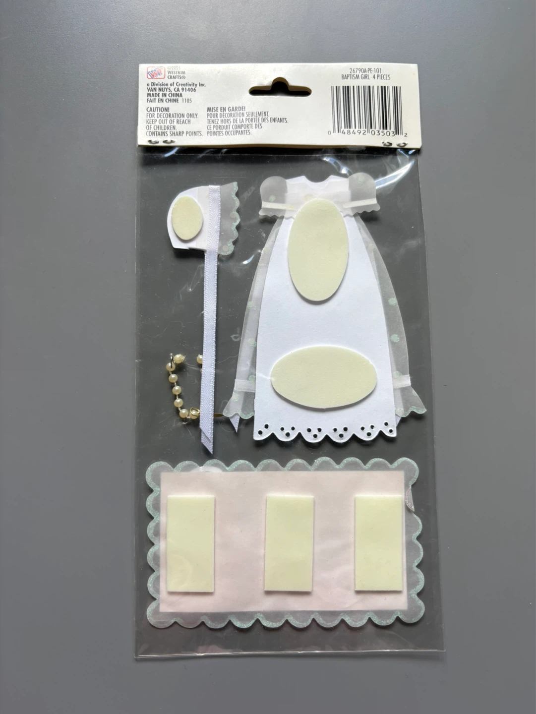 Paperbilities 3D Embellishments - Baptism Girl ⚽️ - photo 2