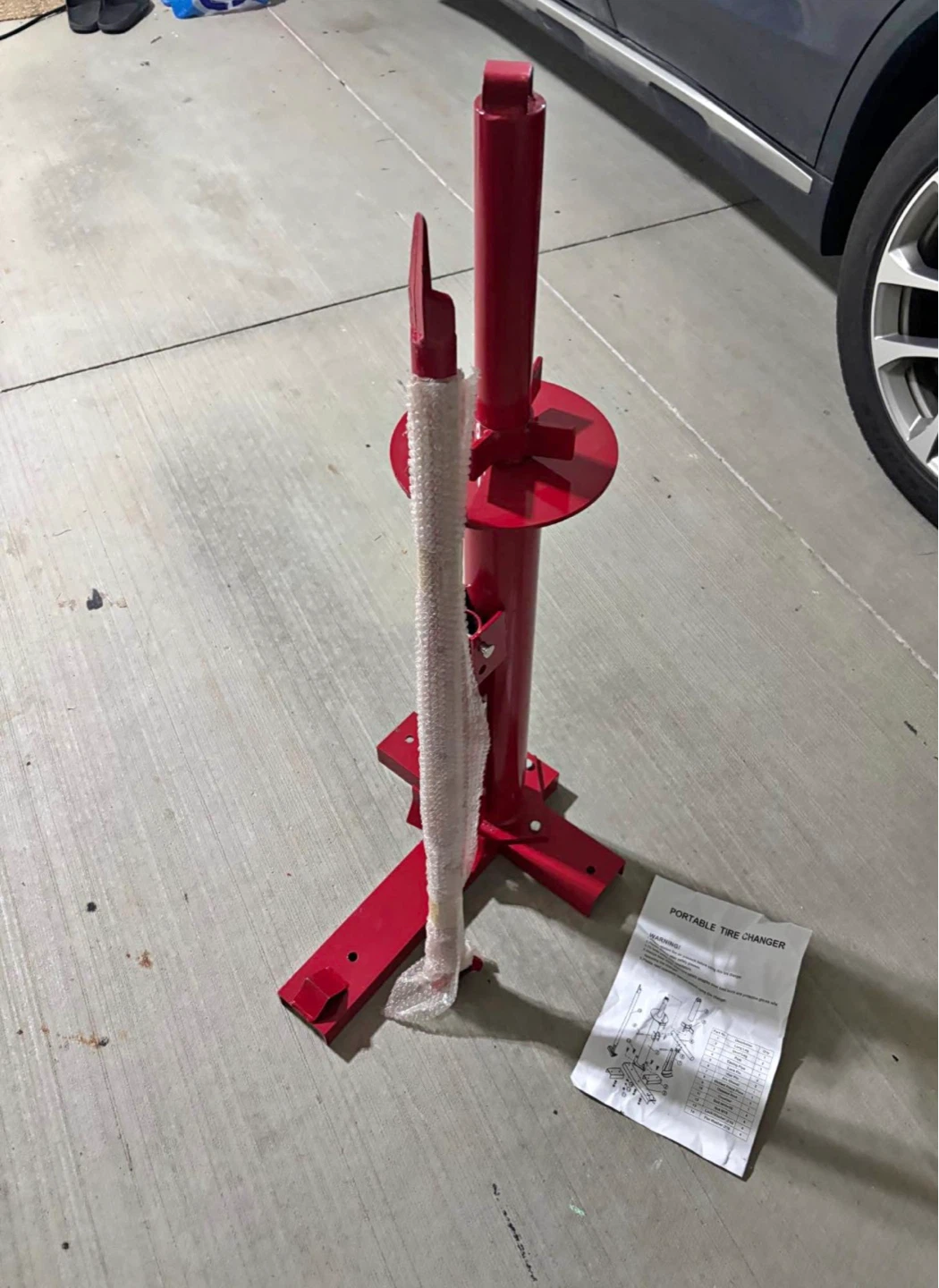 Portable Tire Changer Tool for Cars Trucks Motorcycles - photo 4