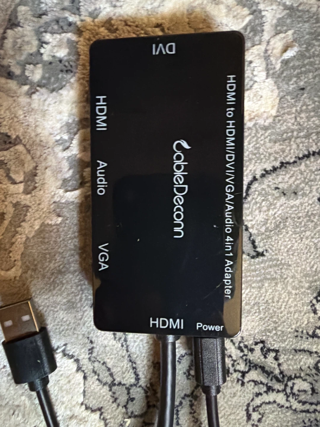 HDMI to DVI/VGA/Audio 4-in-1 Adapter