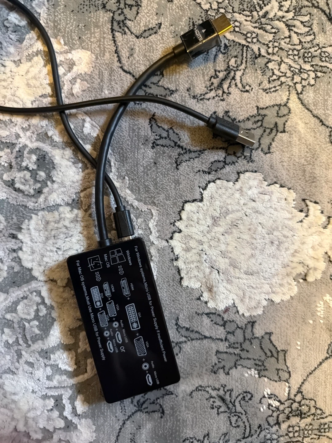 HDMI to DVI/VGA/Audio 4-in-1 Adapter - photo 3