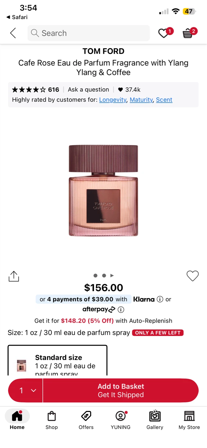 Tom Ford Cafe Rose Eau de Parfum 30ml - photo 3