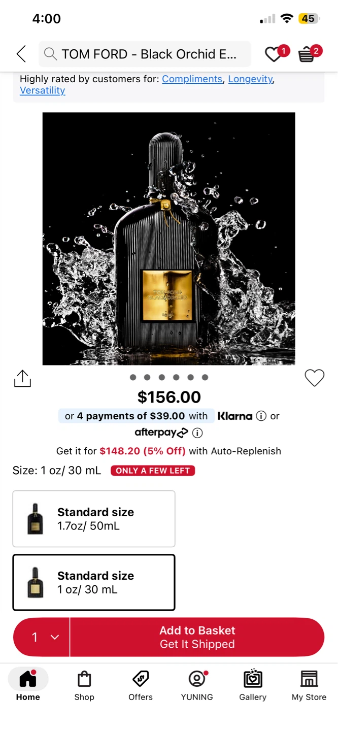 Tom Ford Black Orchid Eau de Parfum 30 mL - photo 2