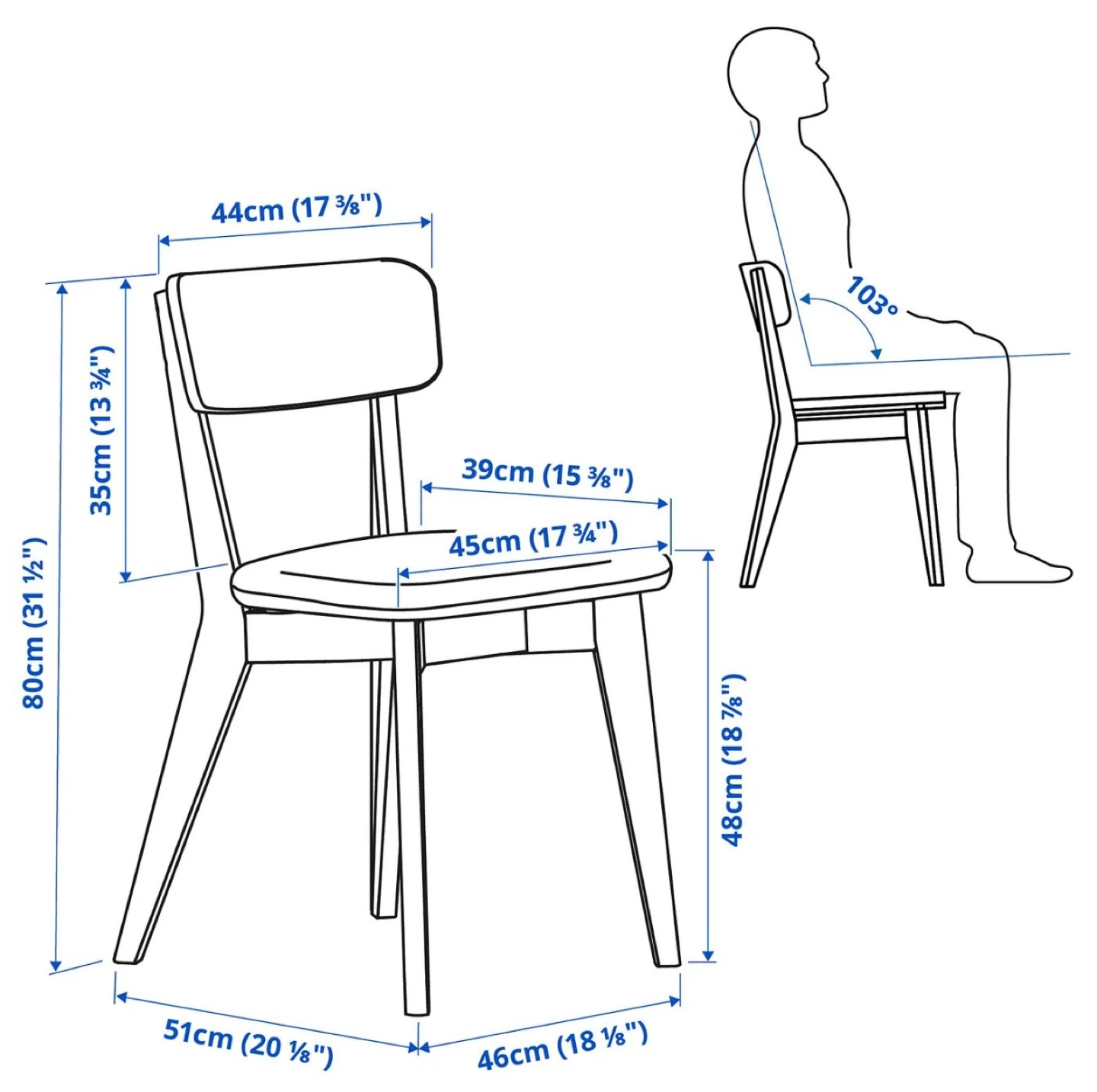 IKEA Lisabo Dining Chairs - photo 3