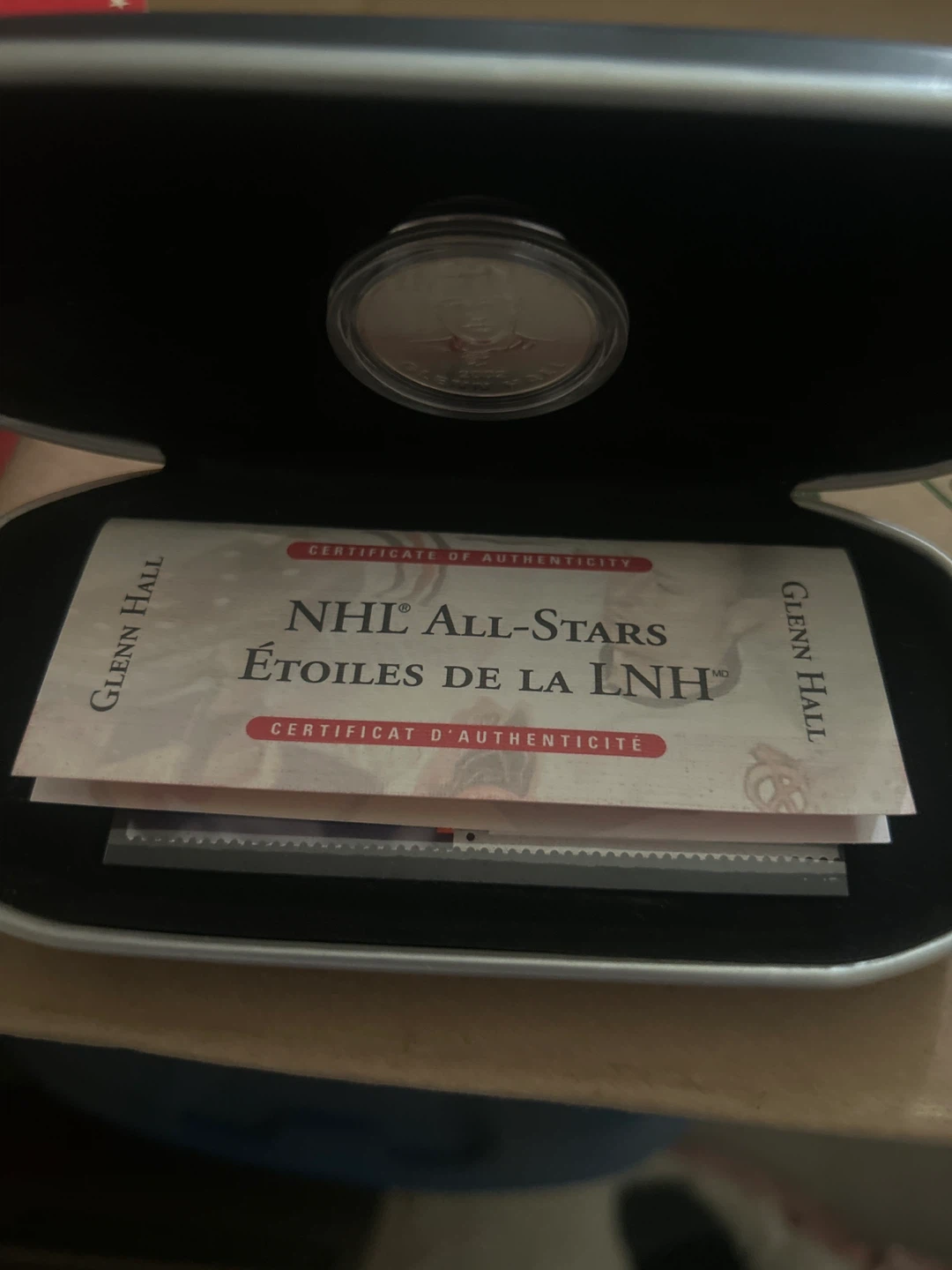 NHL All-Stars 2002 Glenn Hall Stamp & Medallion Set⚽️ - photo 2
