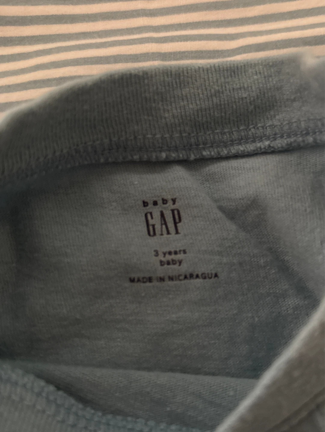 Baby Gap T-Shirt - 3 Years - Blue Bear Graphic⚽️ - photo 2