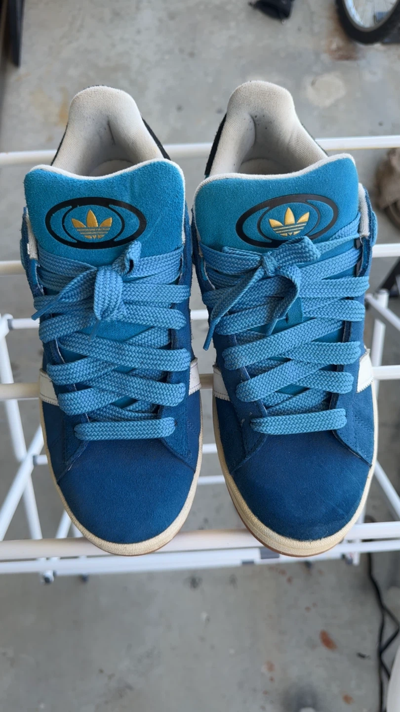 Adidas Blue Suede Sneakers - photo 3