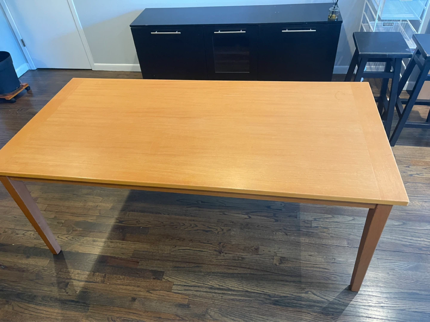 Wooden Dining Table and 4 Chairs - photo 2
