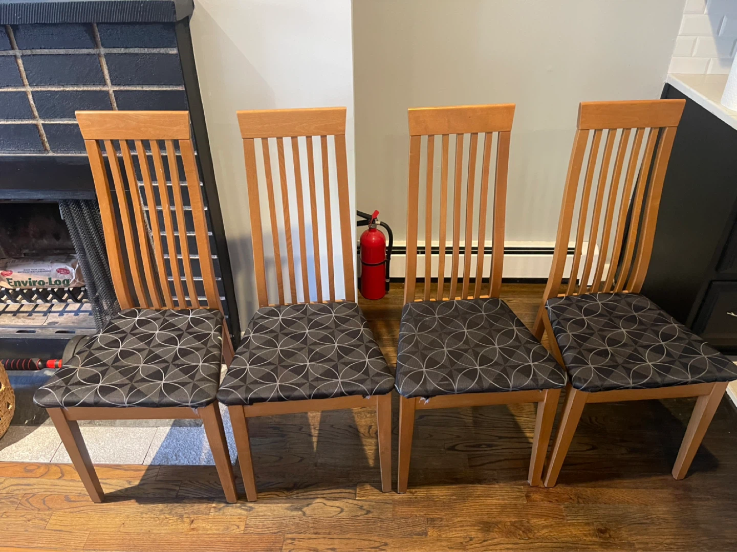 Wooden Dining Table and 4 Chairs - photo 4