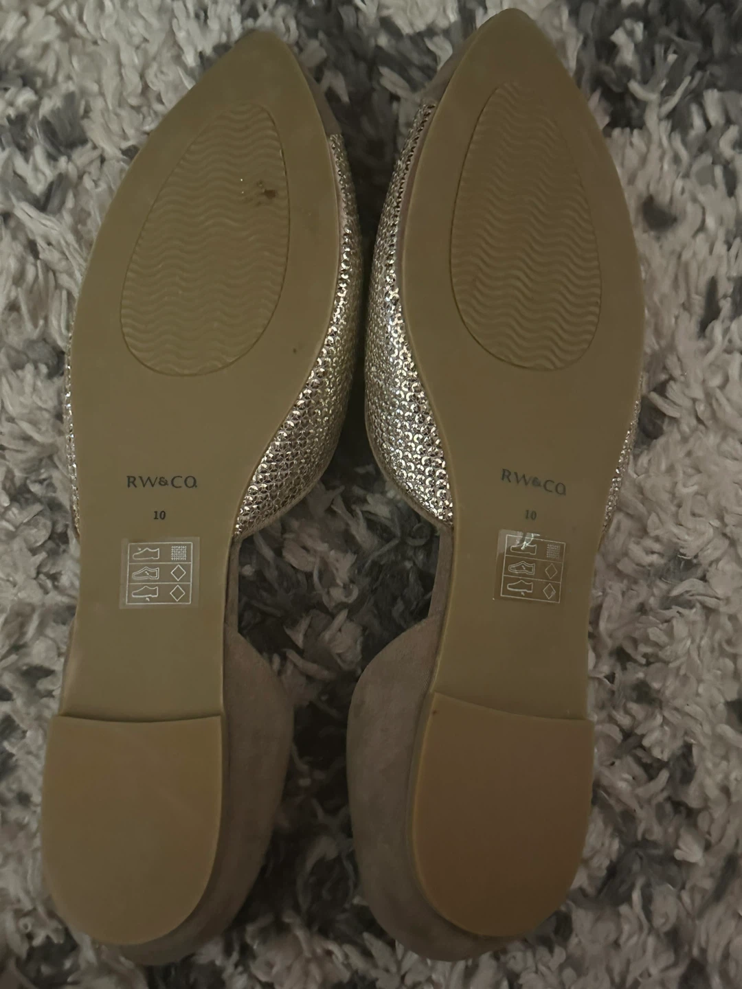 RW&CO. Women's Sparkly Flats Size 10 - photo 2