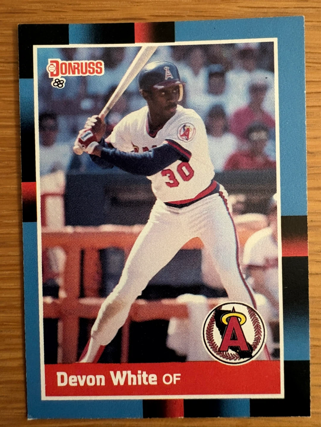 1988 Donruss Devon White Baseball Card
