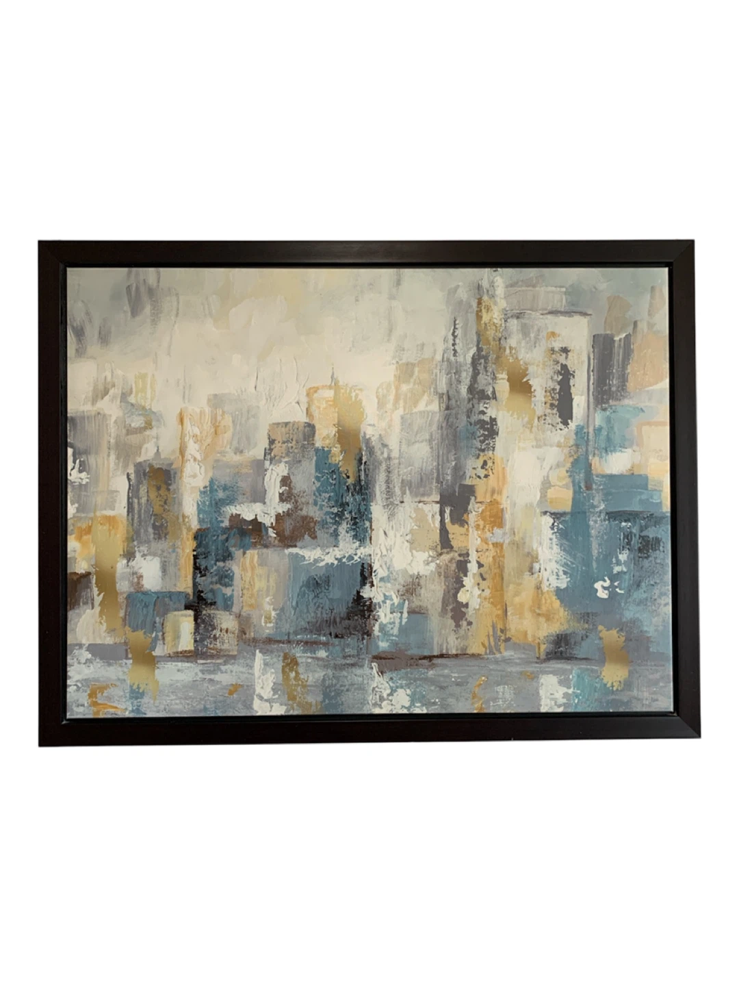 Abstract Cityscape Framed Painting - photo 2