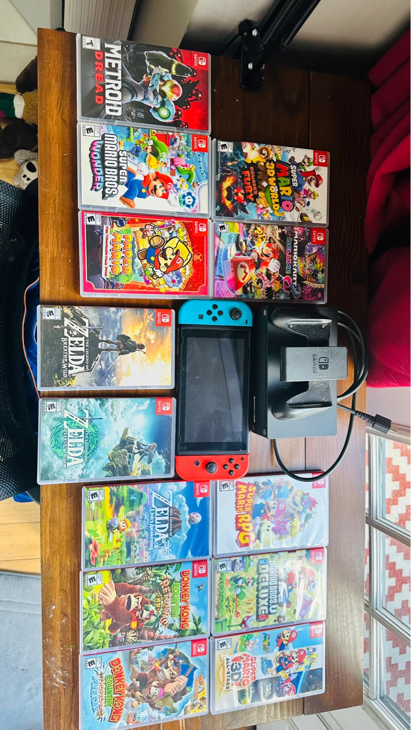 Nintendo Switch Games Bundle - Mario, Zelda, Metroid & More