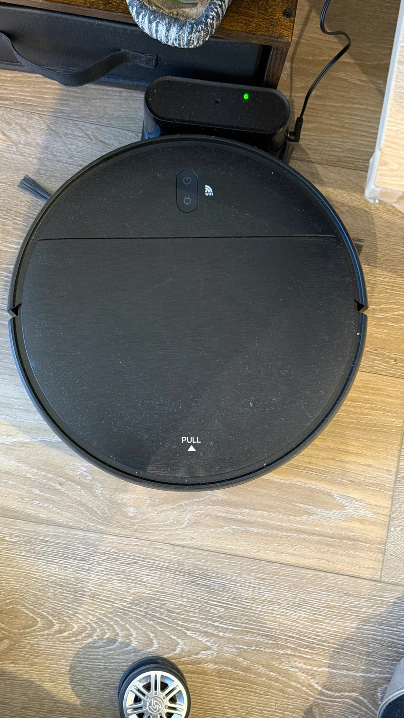 Black Robot Vacuum with Mop Function