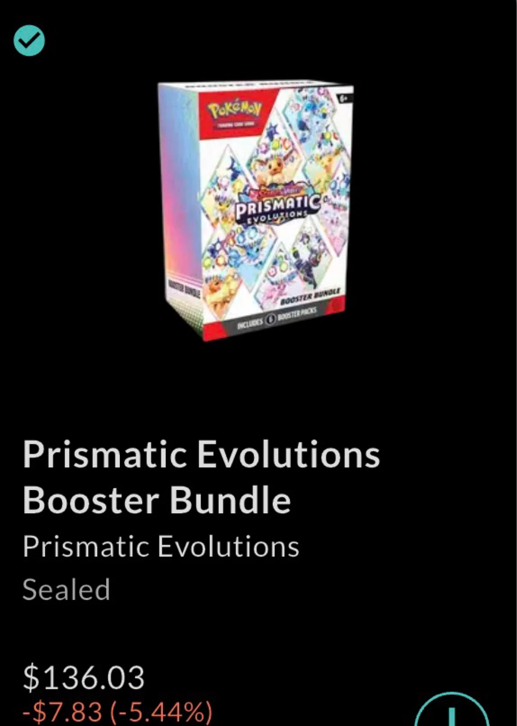 Pokemon Prismatic Evolutions Booster Bundle