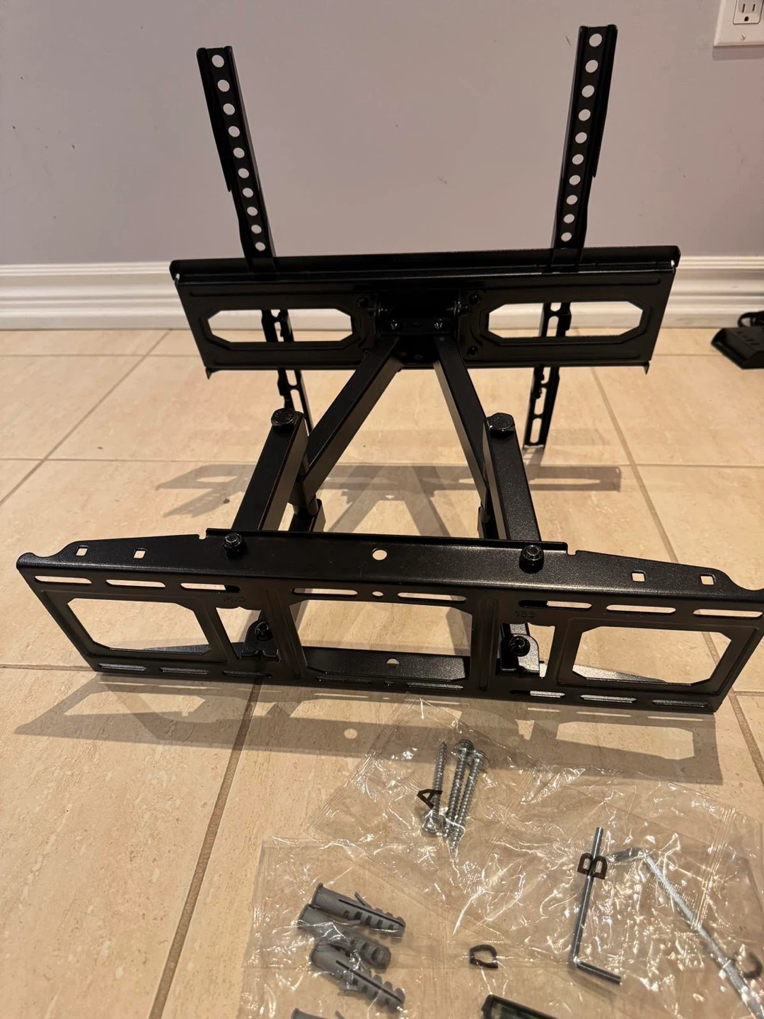 Black Full Motion TV Wall Mount - photo 3