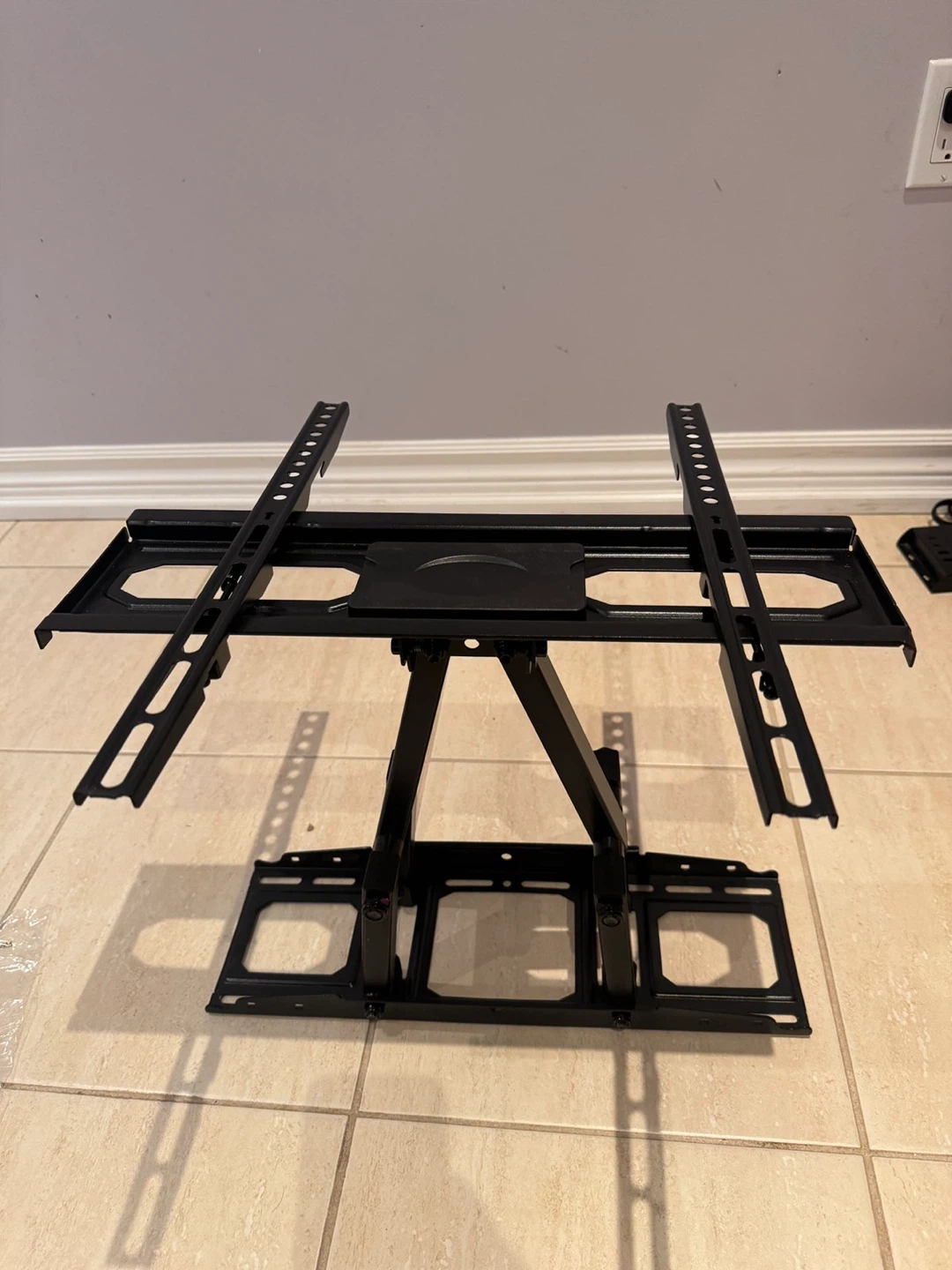 Black Full Motion TV Wall Mount