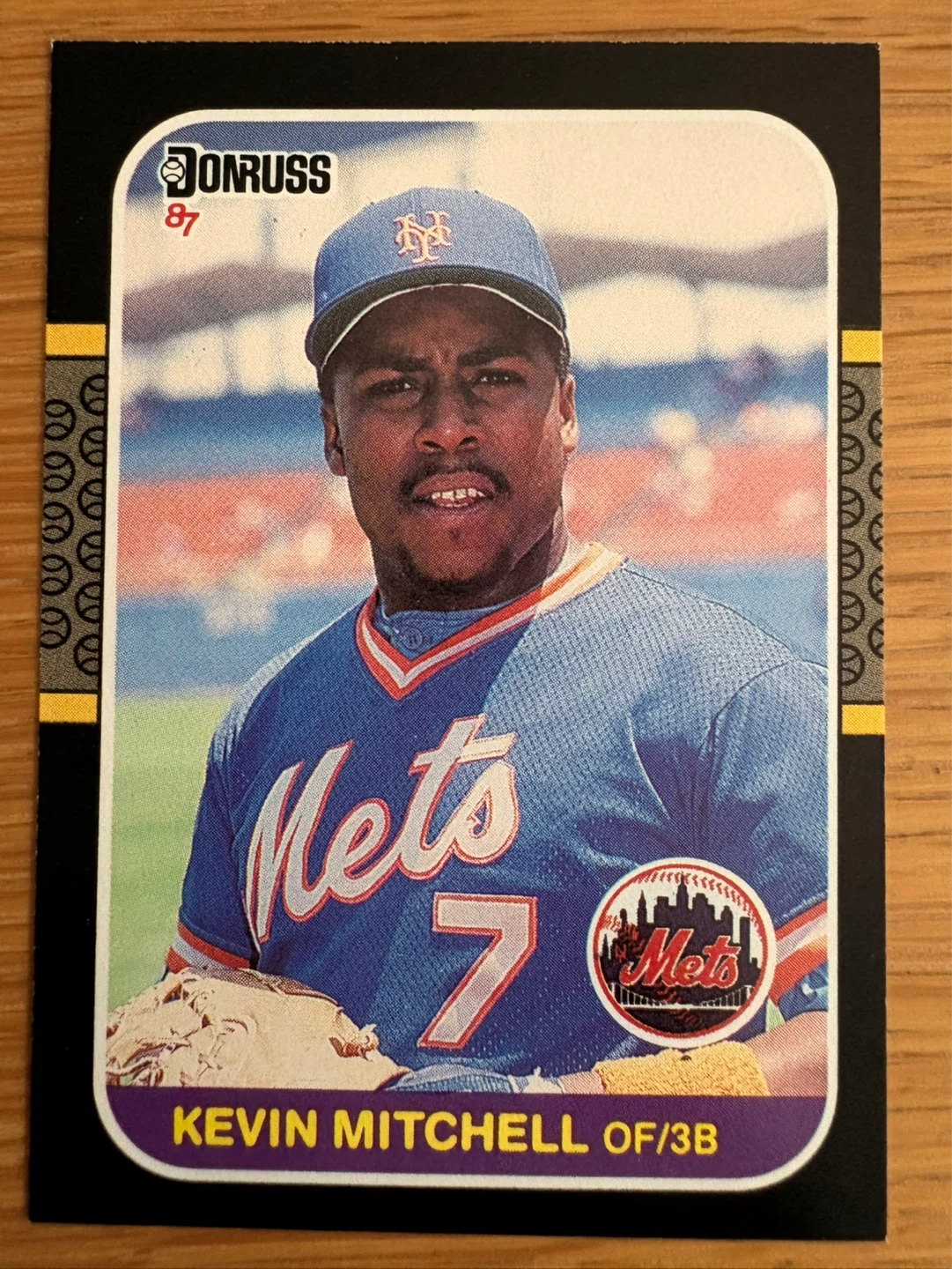 1987 Donruss Kevin Mitchell Baseball Card