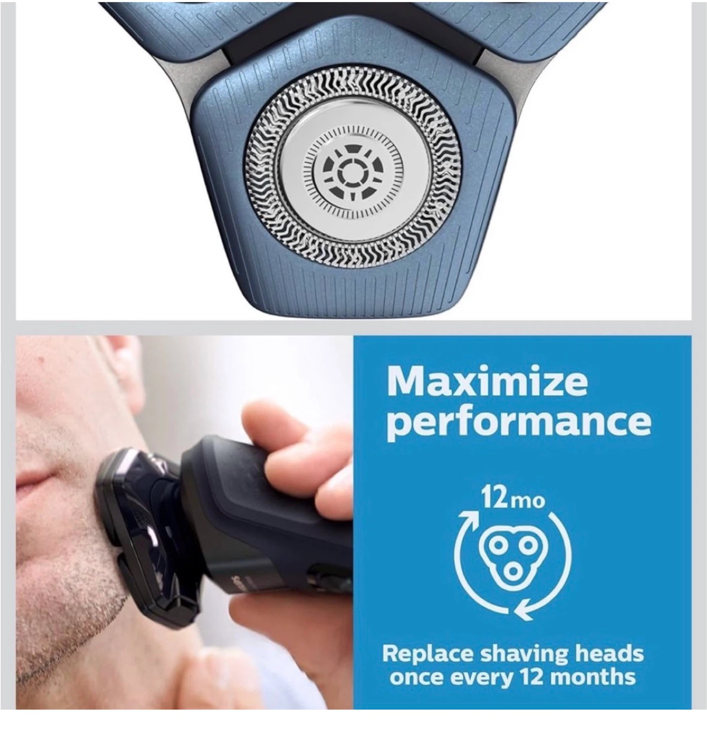 Philips Norelco SH71 Replacement Shaving Heads - photo 2