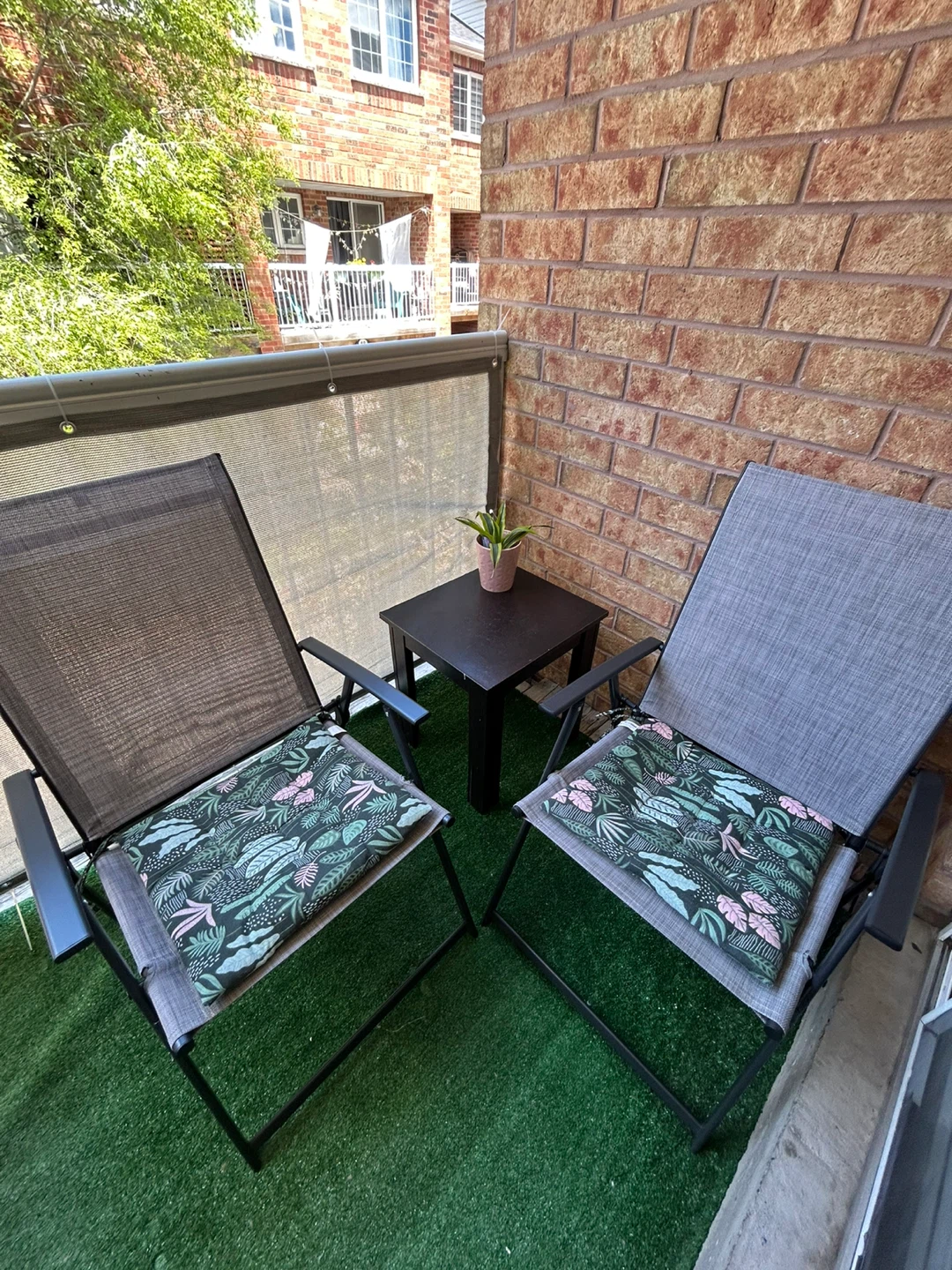 3 patio chairs, $20 each