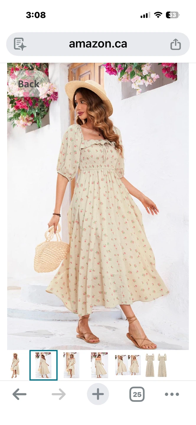 Women's Floral Print Off-the-Shoulder Dress - photo 2