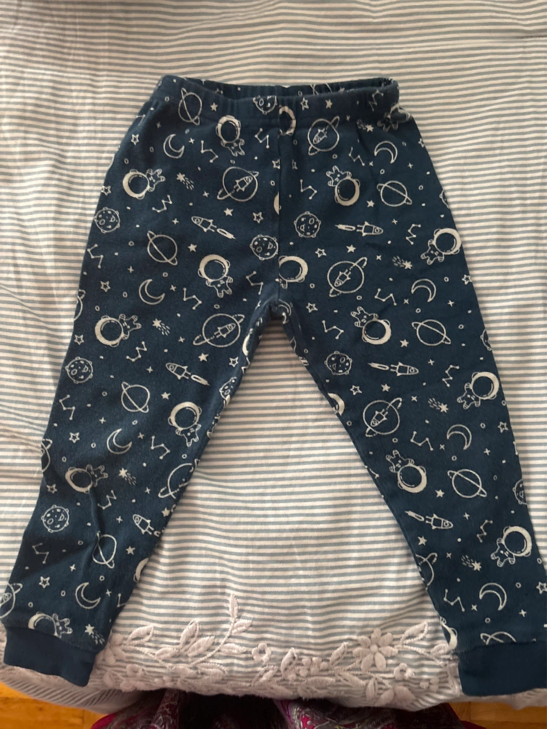 Kids Pajama Pants Space Print⚽️