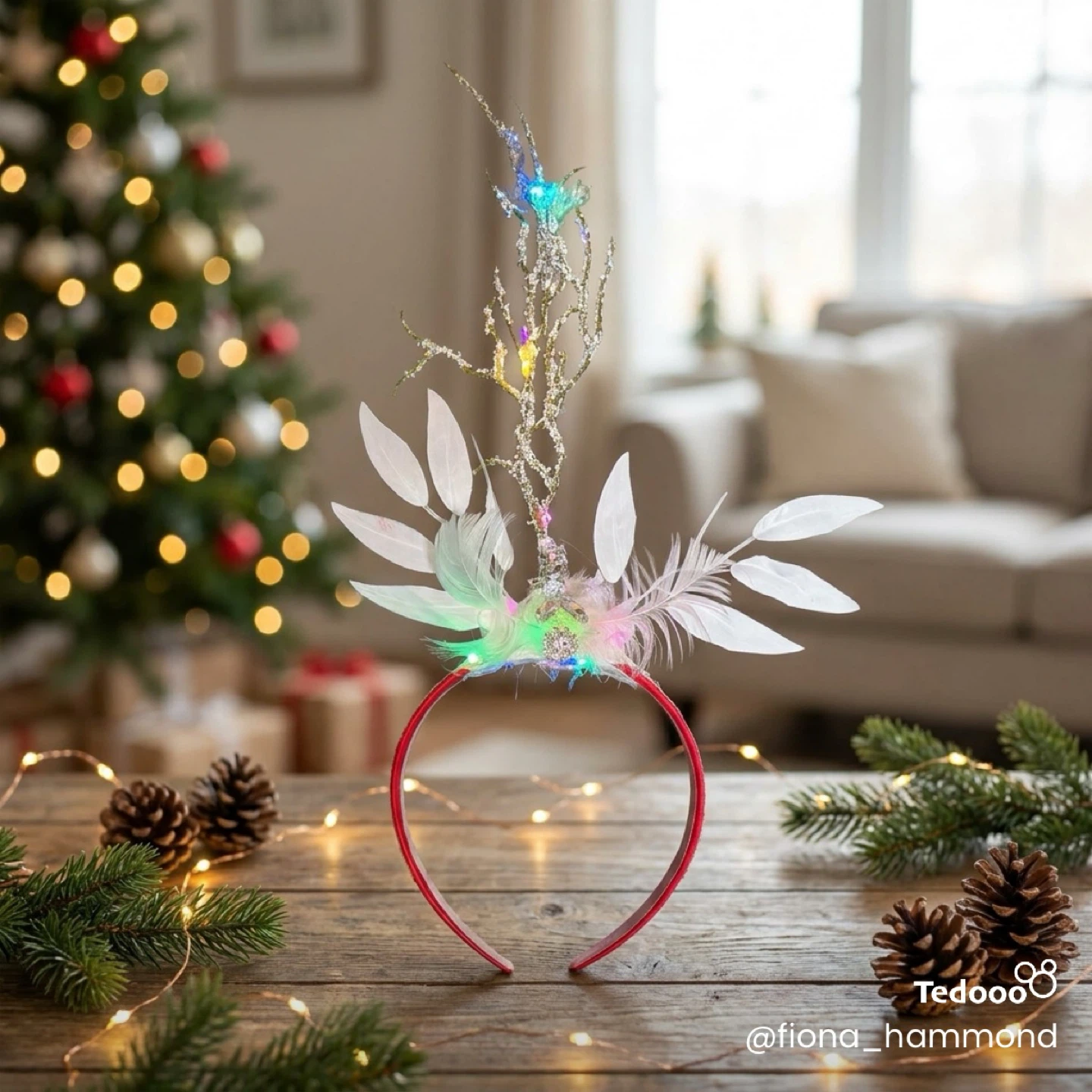 Light-Up Christmas Headband