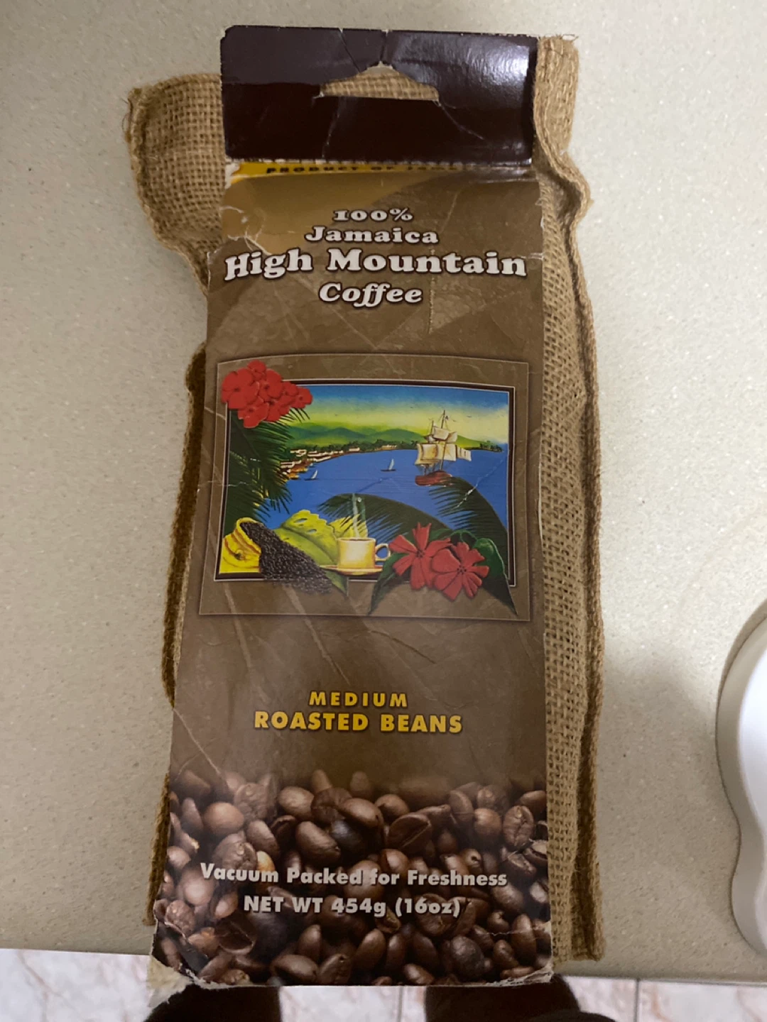 100% Jamaica High Mountain Coffee - Medium Roast Beans