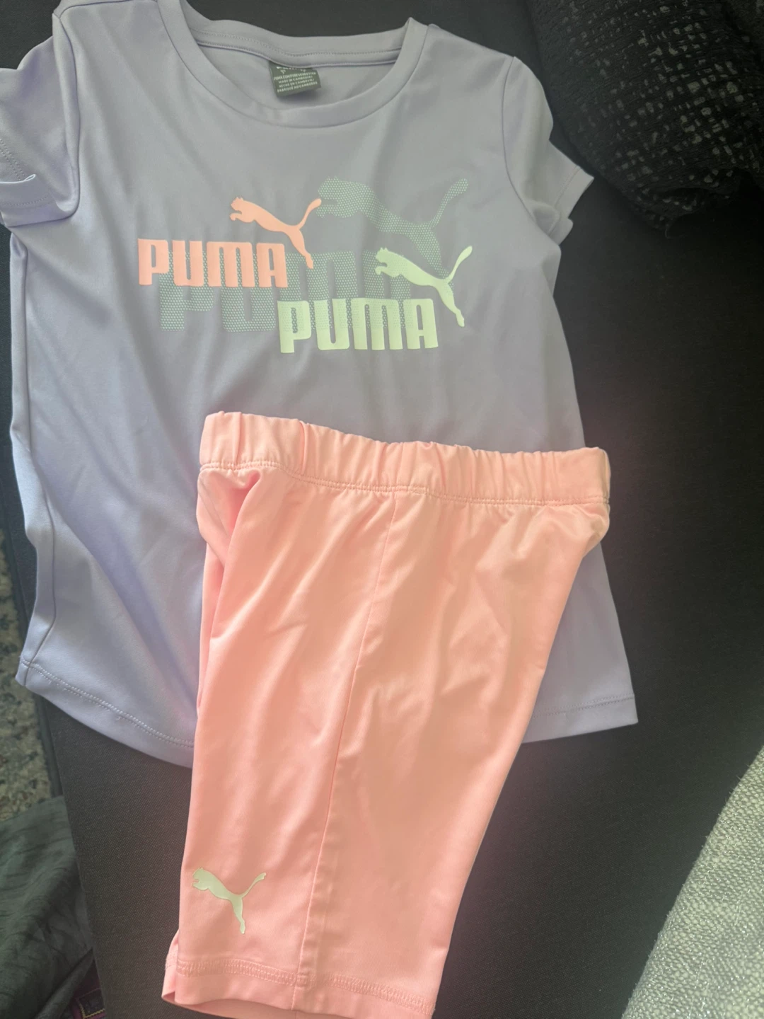 New Puma Kids T-Shirt and Shorts Set Size 7