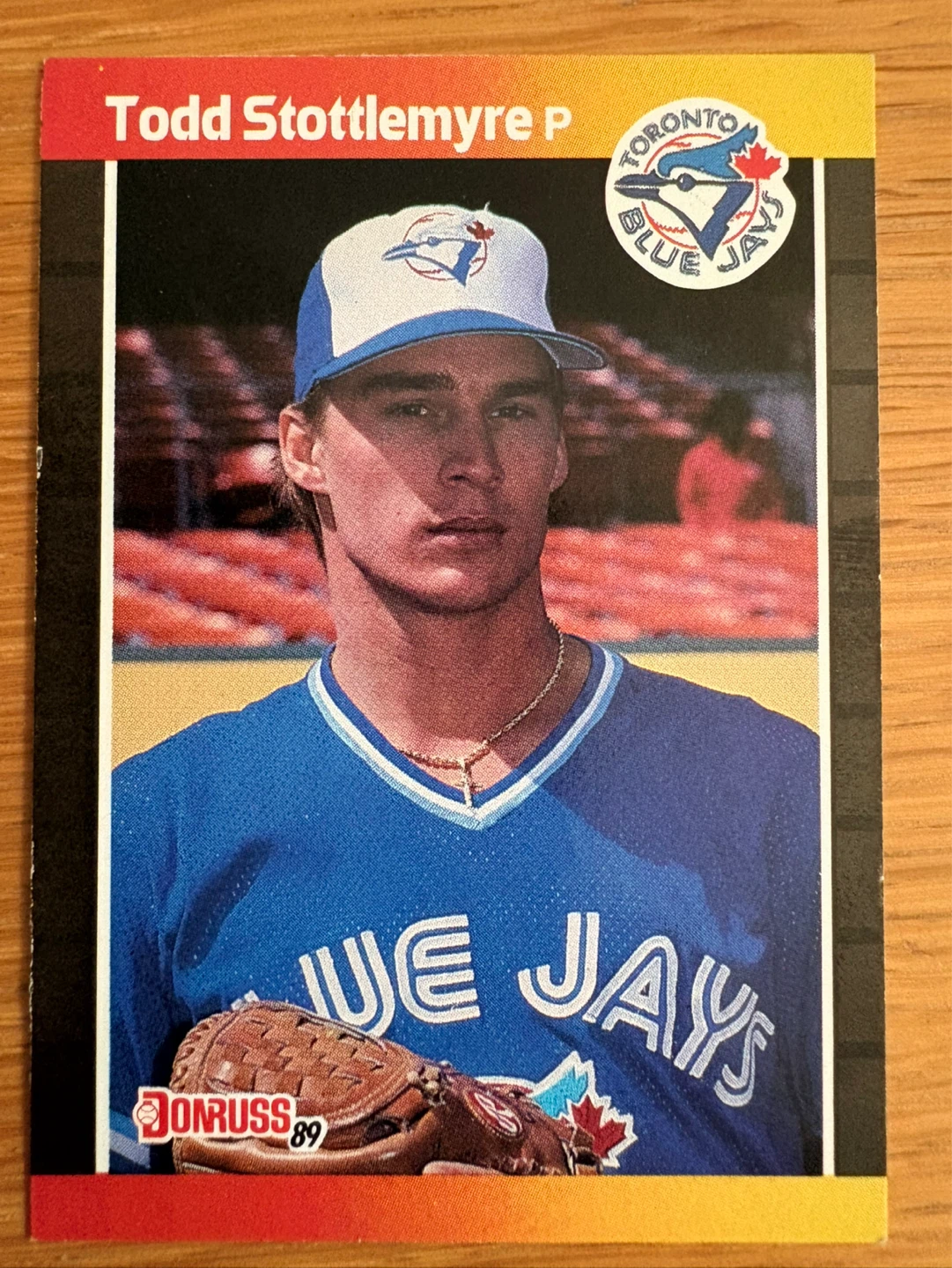 1989 Donruss Baseball Card Todd Stottlemyre Blue Jays #620