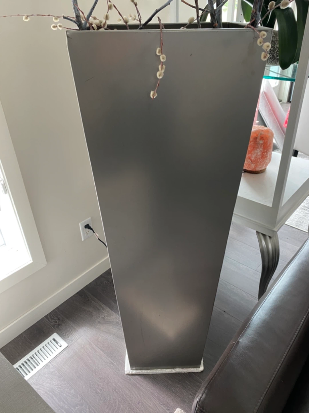 Tall Grey Planter or indoor vase - photo 4