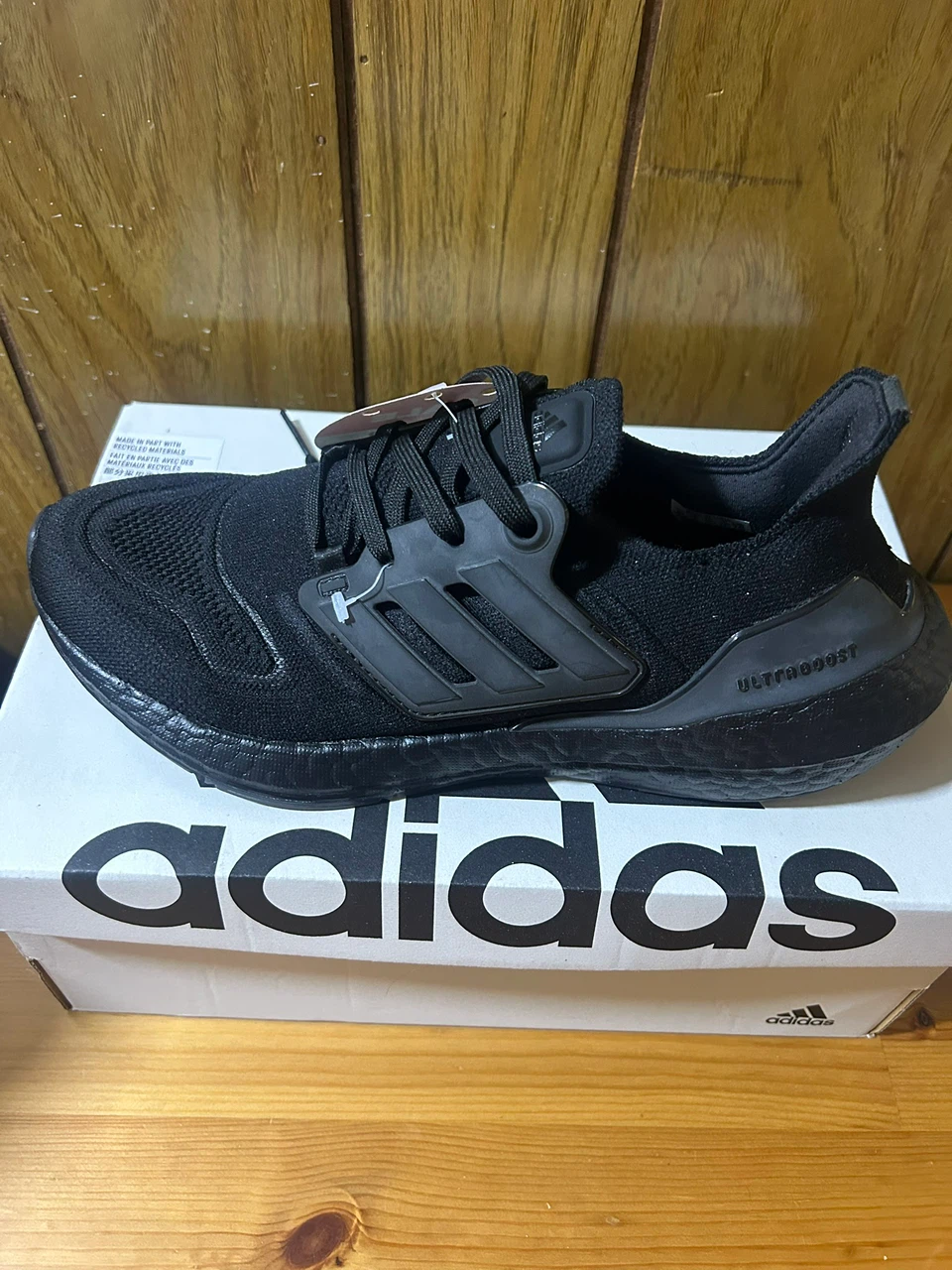 Adidas Ultraboost Running Shoes - Black - Size 7.5 - photo 2