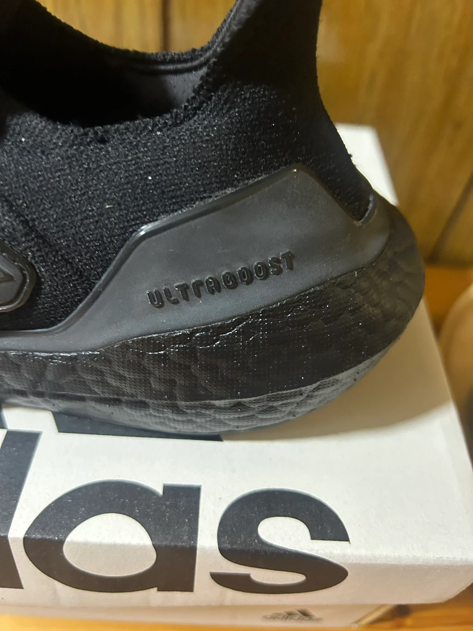 Adidas Ultraboost Running Shoes - Black - Size 7.5 - photo 4