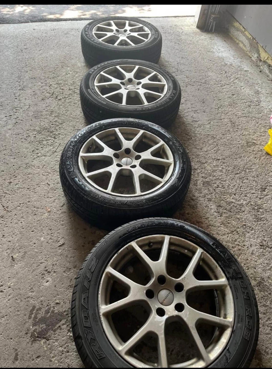 Set of 4 Dodge Rims with Tires