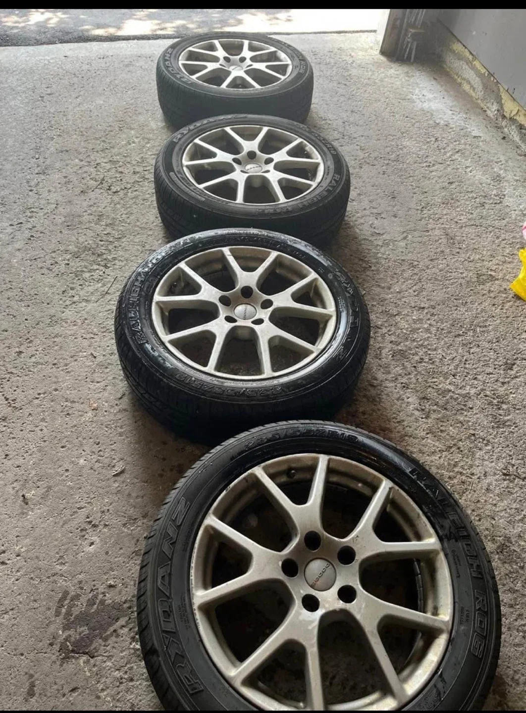 Set of 4 Dodge Rims with Tires
