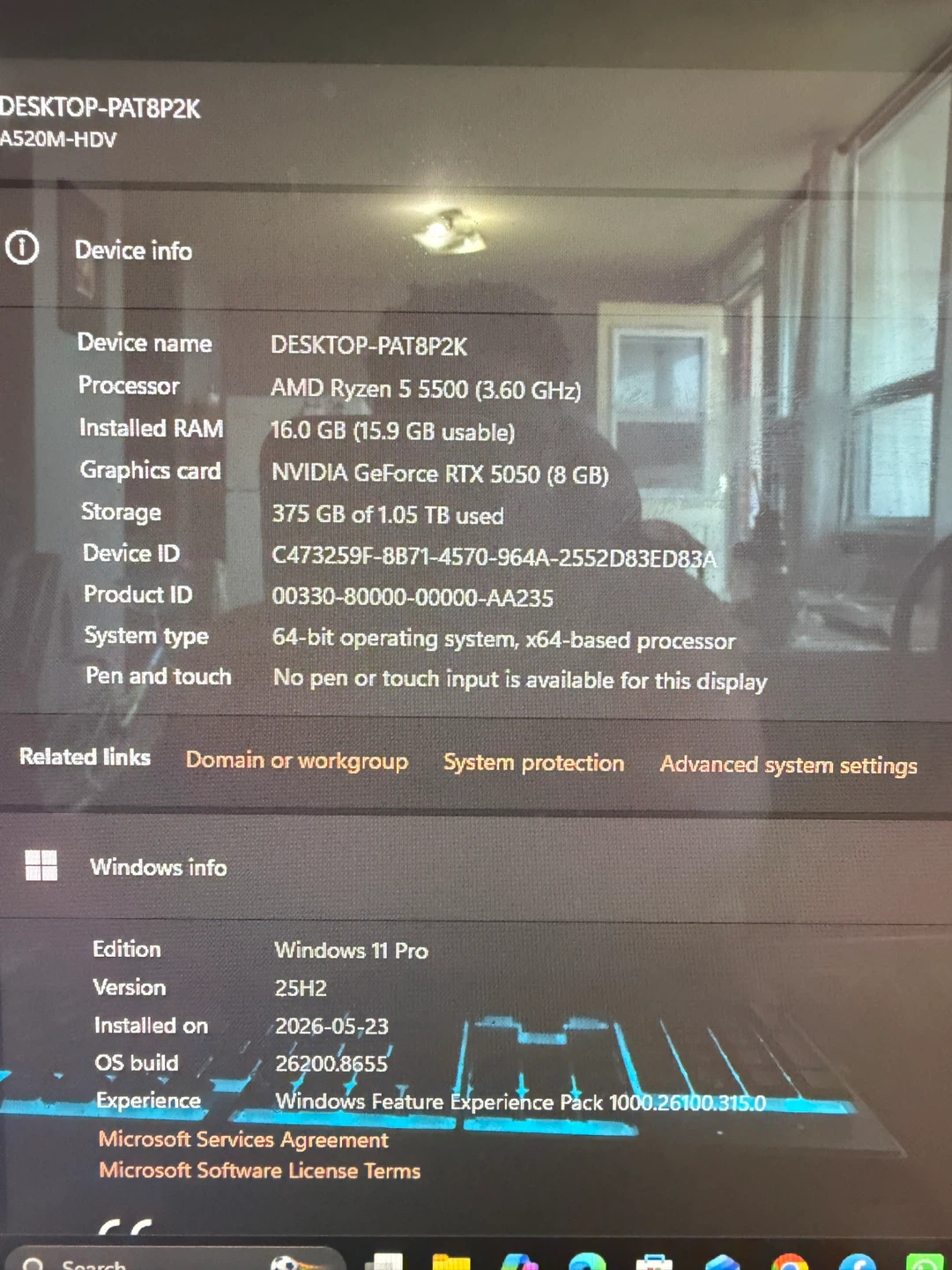 Custom Gaming PC - Ryzen 5, RTX 5050, 16GB RAM, 1TB SSD - photo 5