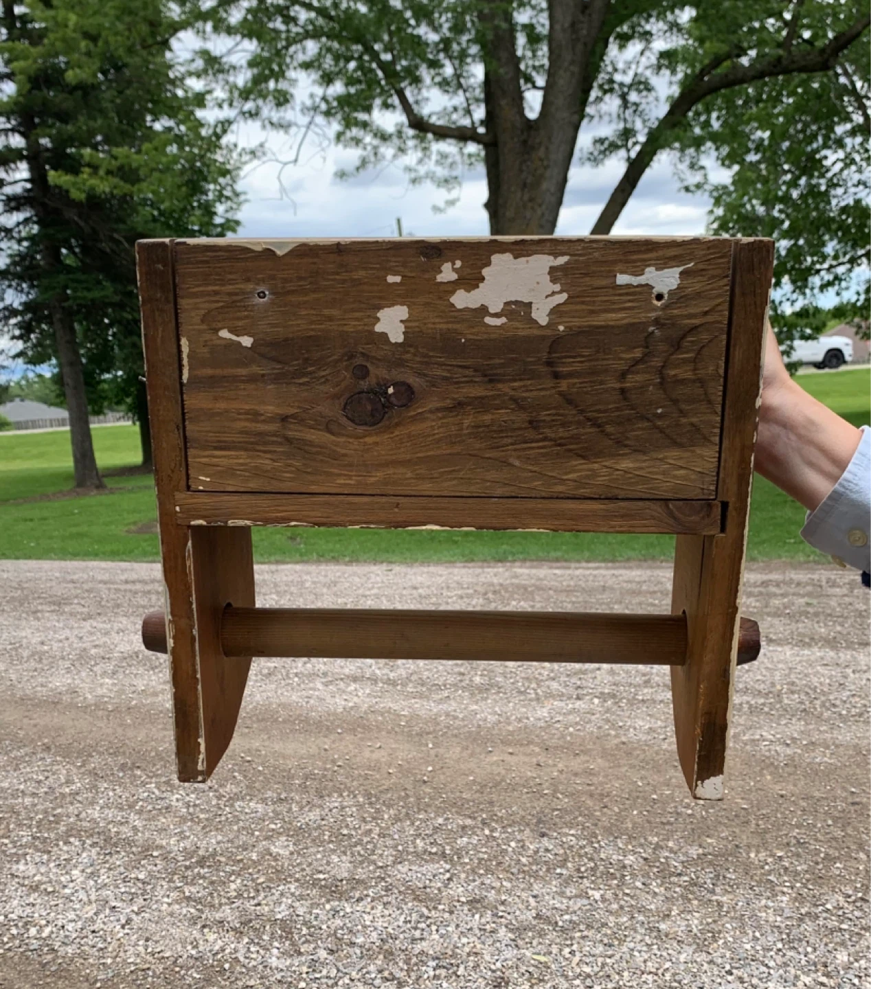 Rustic Wooden Wall Shelf with Towel Bar ⚽️ - photo 2